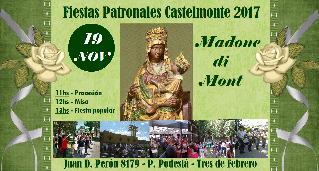 Fiestas Patronales Castelmonte 2017 (domenica 19 novembre – Unione Friulana Castelmonte, Pablo Podestà)