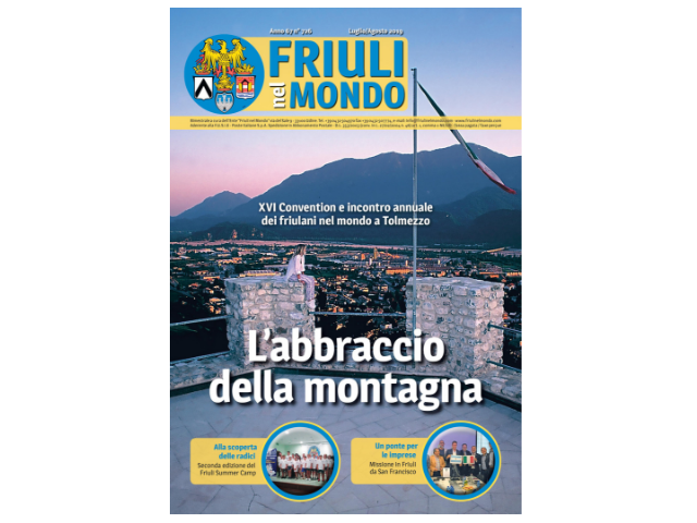 Friuli nel Mondo Luglio-Agosto 2019