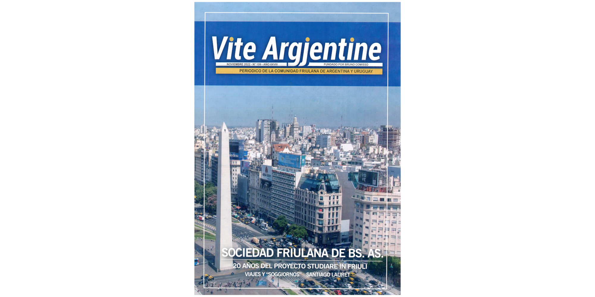 Vite Argjentine – n. 109 Novembre 2022