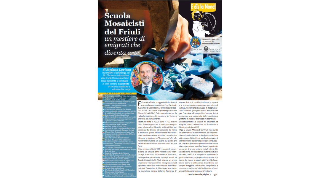 E dîs La None – N. 17 Rivista della Sociedad Friulana di Buenos Aires
